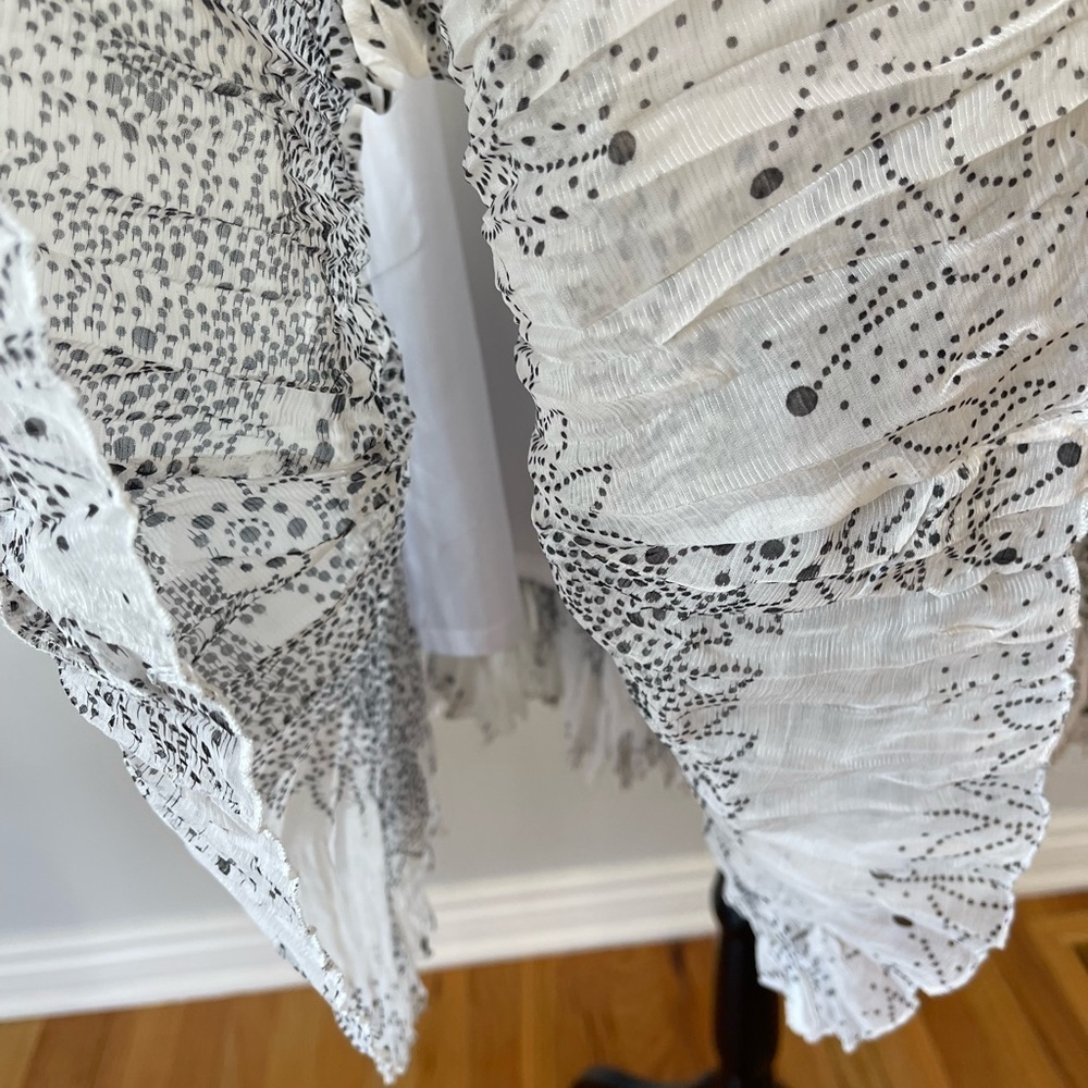 Alberto Makali size 6 skirt business office date night black and white size 6 - Picture 11 of 14